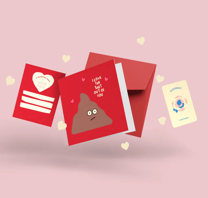 PAPERNEST - "I Love The Shit Out Of You" Greeting Card