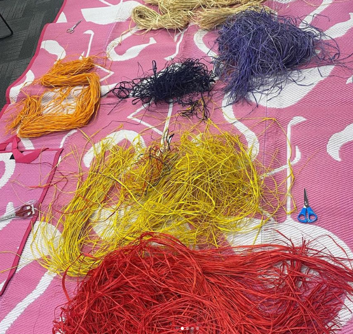 WEAVED BY ME - Indigenous Woven Earrings- Mini Weaves- Wattle