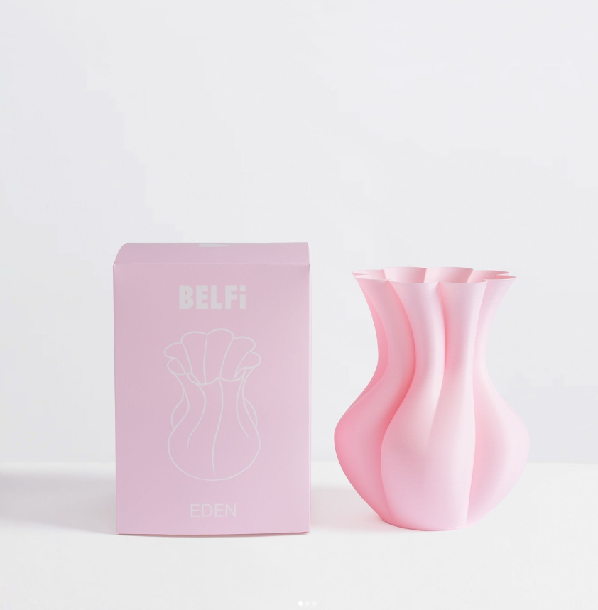 BELFI- Regular Eden Vase: Mint