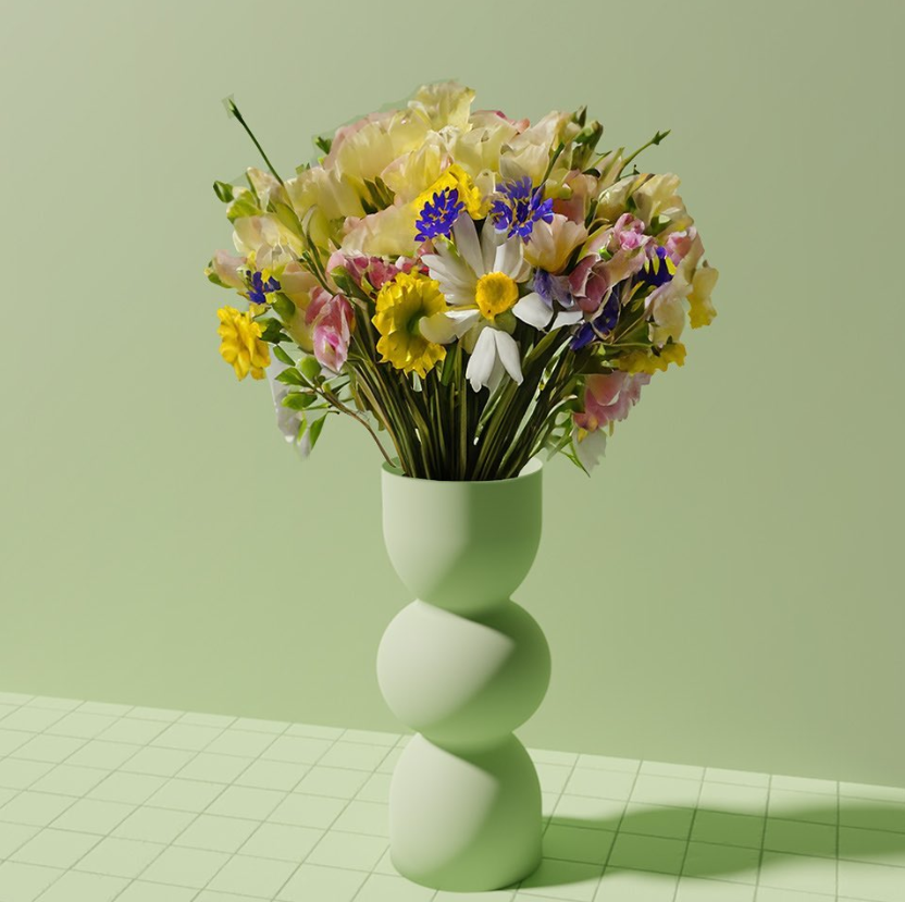 BELFI- Regular BonBon Vase: Pink