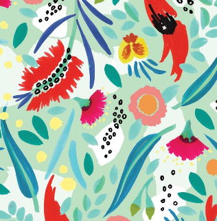 AHD - Abstract Oz- Blank Greeting Card