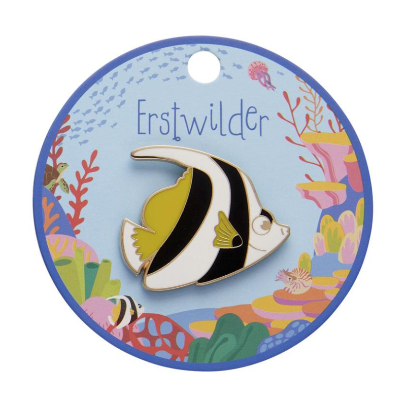 ERSTWILDER - "Bannerfish" Enamel Pin - GREAT BARRIER REEF COLLECTION
