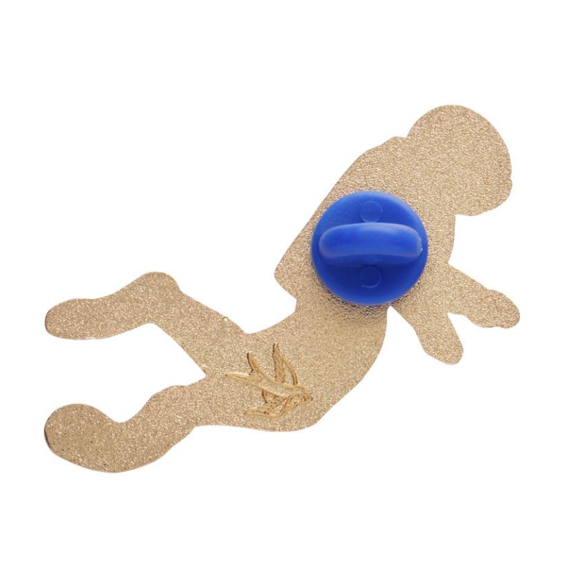 ERSTWILDER - "Diver Jamie" Enamel Pin - GREAT BARRIER REEF COLLECTION