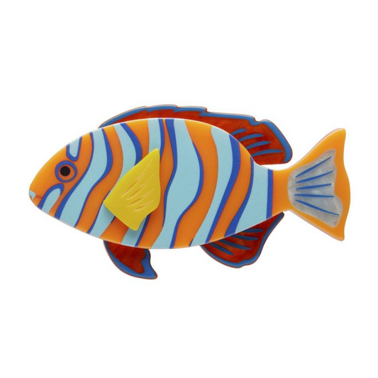 ERSTWILDER - "Harlequin Tuskfish" Brooch - GREAT BARRIER REEF COLLECTION