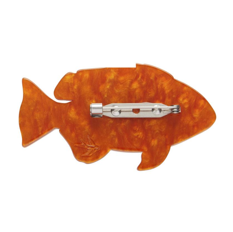 ERSTWILDER - "Harlequin Tuskfish" Brooch - GREAT BARRIER REEF COLLECTION