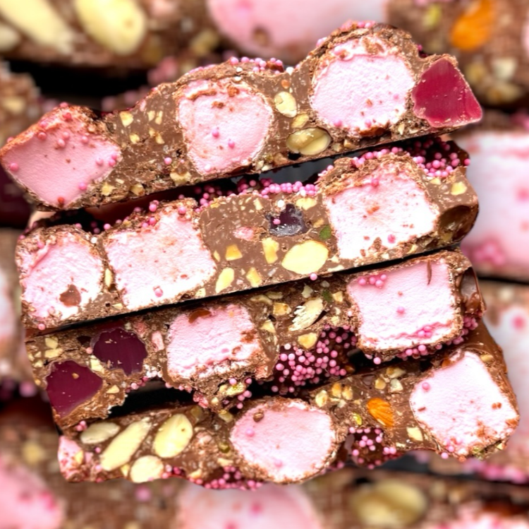 PEBBLY PATH- Rocky Road Bars - Lovers Lane Flavour- 100G