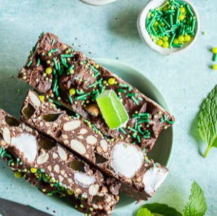 PEBBLY PATH- Rocky Road- Mint Motorway- 200g