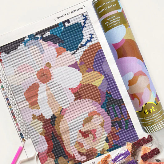 JOURNEY OF SOMETHING- SPARKLE ART KIT: BLUE MOON