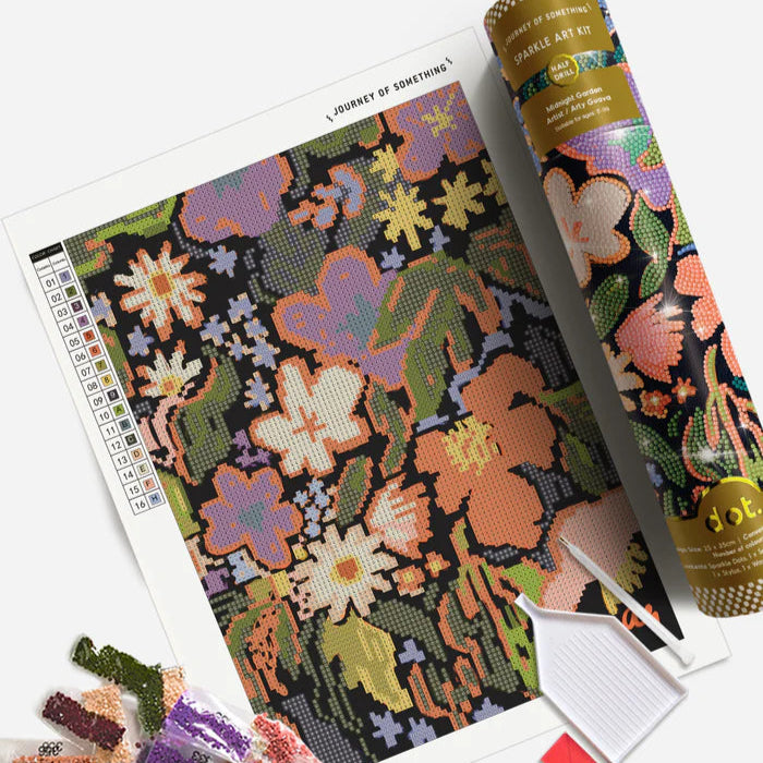 JOURNEY OF SOMETHING- SPARKLE ART KIT: Midnight Garden
