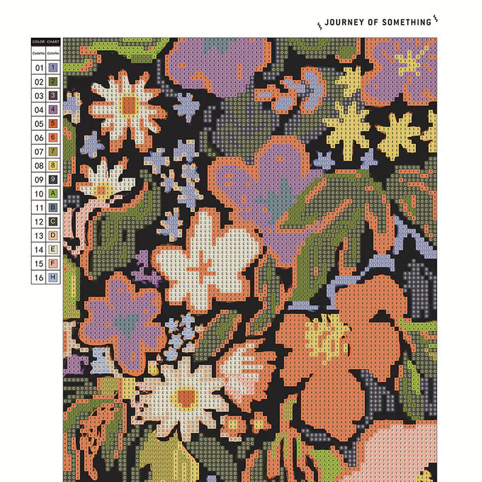 JOURNEY OF SOMETHING- SPARKLE ART KIT: Midnight Garden