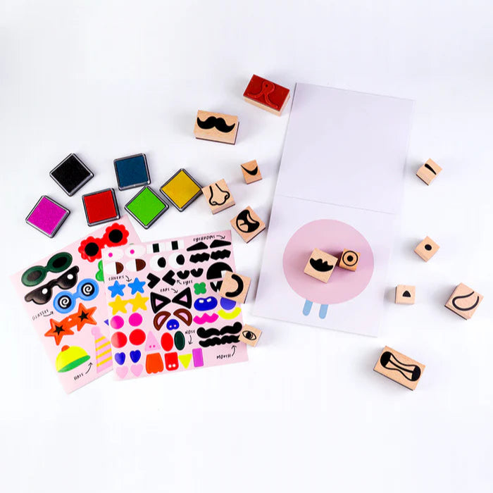 JOURNEY OF SOMETHING - Stamp Kit - Cool Faces
