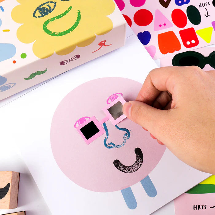 JOURNEY OF SOMETHING - Stamp Kit - Cool Faces