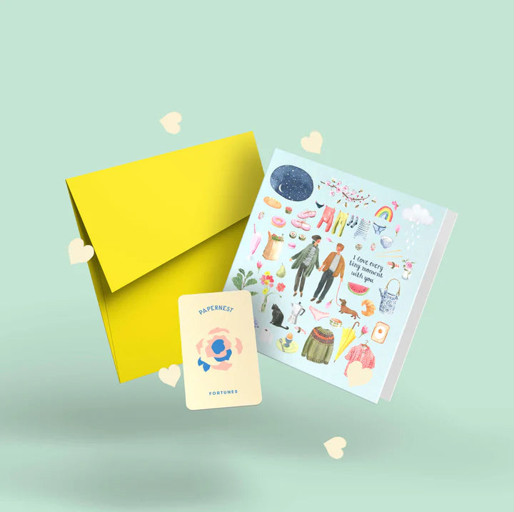 PAPERNEST - "I Love Every Tiny Moment With You" Greeting Card
