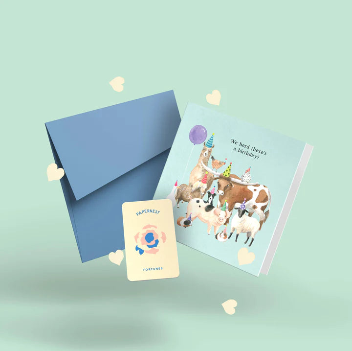 PAPERNEST - "Herd There's a Birthday" Greeting Card