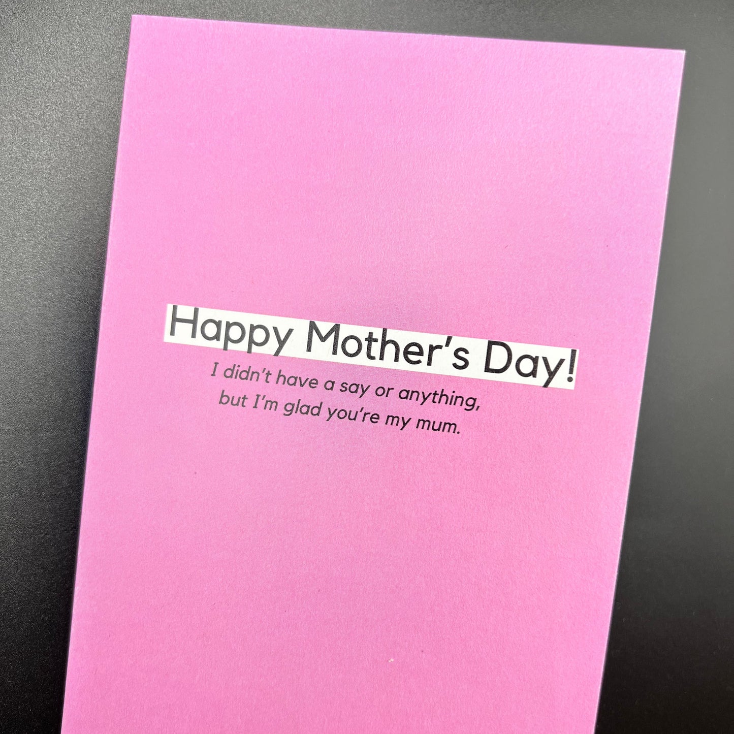 THE MAIL MINX- Happy Birthday Mother's Day: Glad You're My Mum- Greeting Card