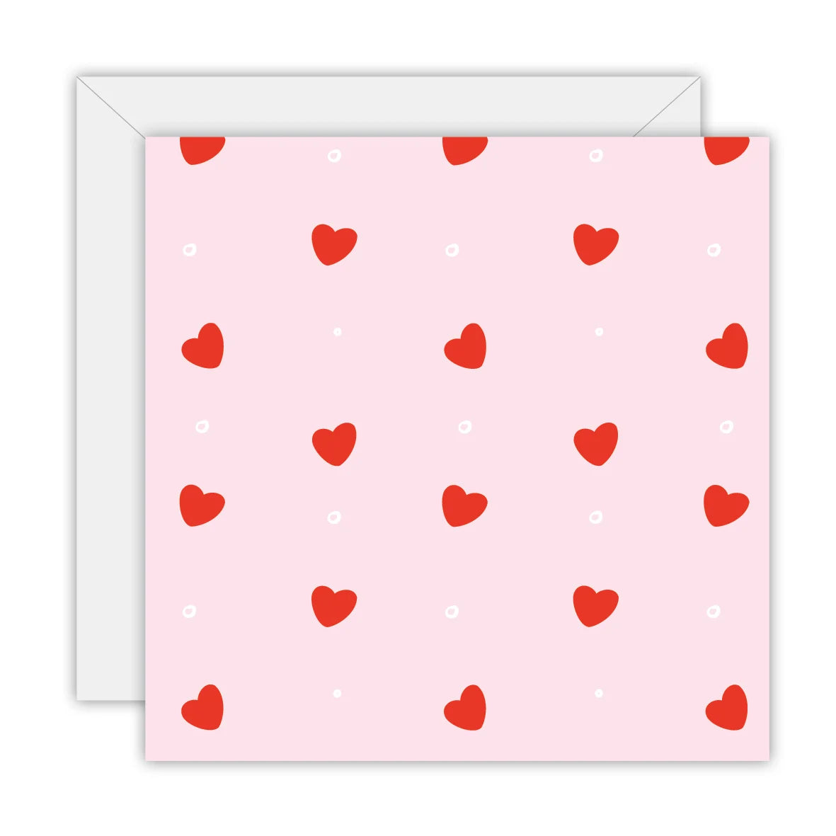 TO THE MOON & BACK PRINTS- "LITTLE LOVE HEARTS"- Greeting Card