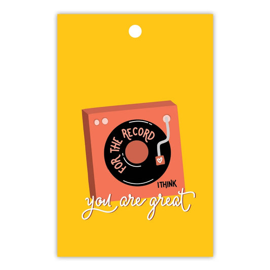 TO THE MOON & BACK PRINTS- "FOR THE RECORD"- Gift Tags