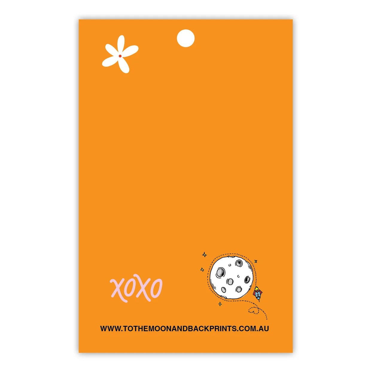 TO THE MOON & BACK PRINTS- "MAY YOU DAY BE WONDERFUL"- GIFT TAG