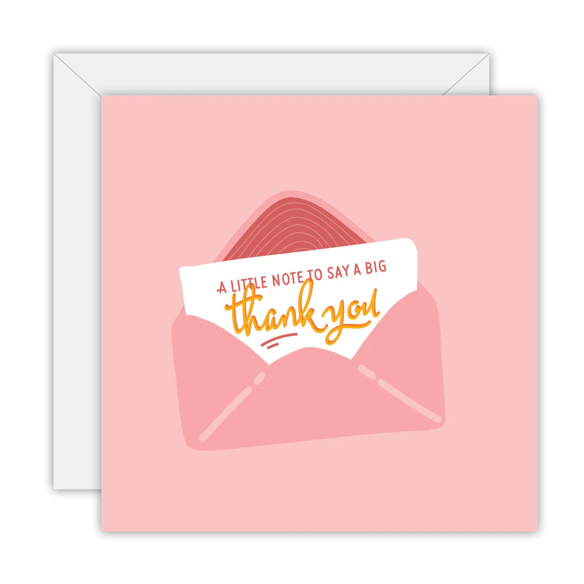 TO THE MOON & BACK PRINTS- "A LITTLE NOTE"- Thankyou Card