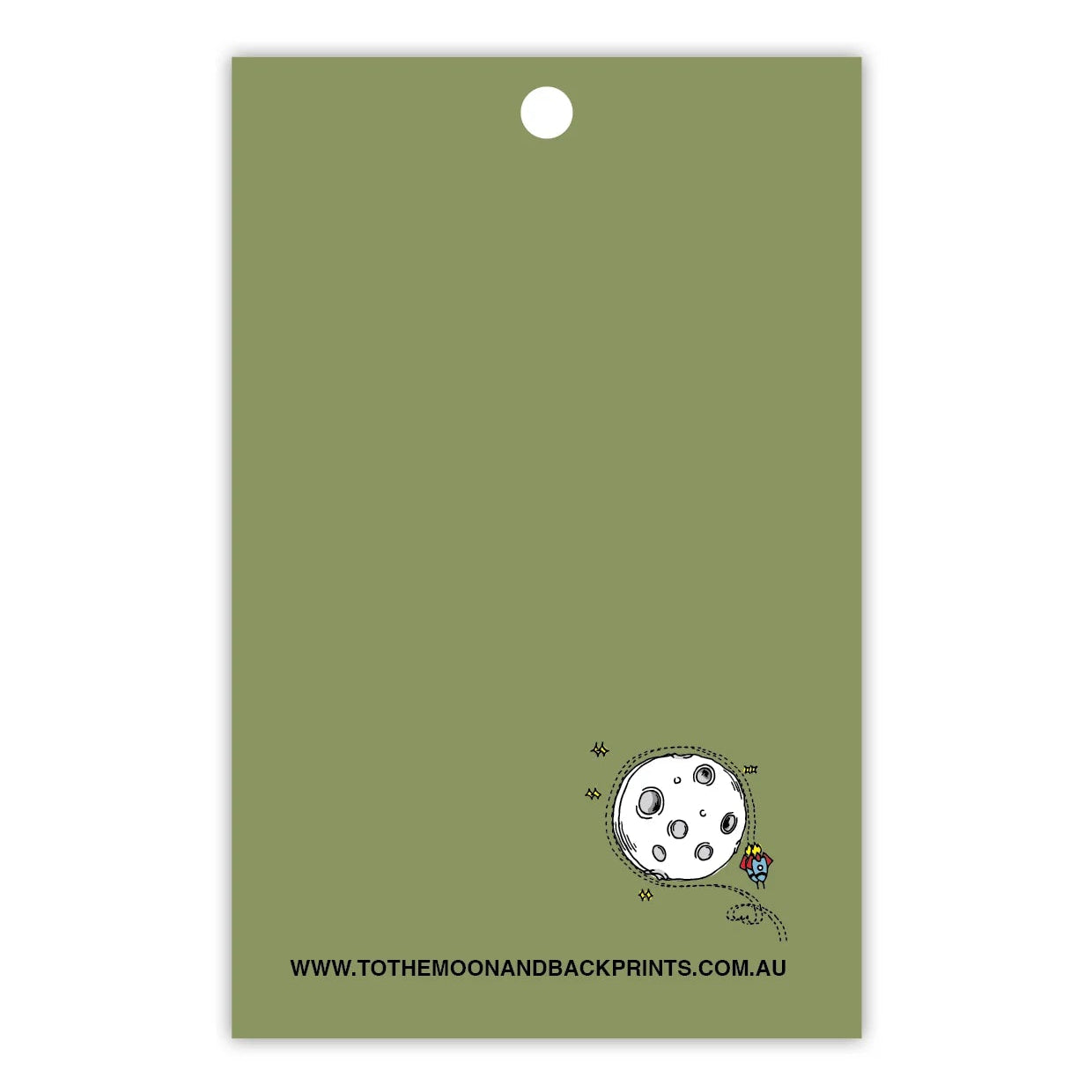 TO THE MOON & BACK PRINTS- "DAISIES"- Greeting Card