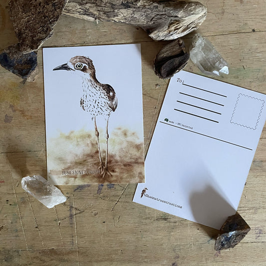 Shanna Trees Creations- Curlew Postcard