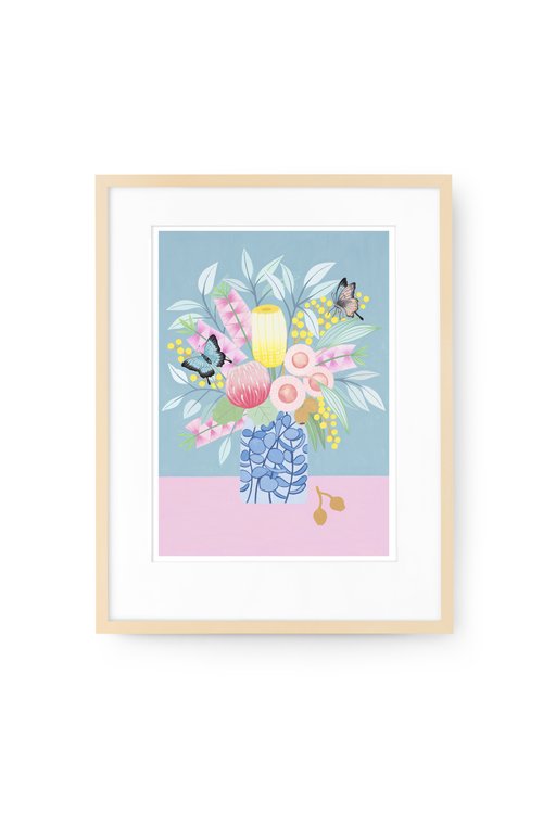CLAIRE ISHINO- SMALL LIMITED EDITION A5 PRINTS- The Ulysses Butterfly
