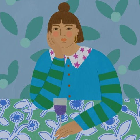 CONSTANZA GOEPPINGER- "WINE TIME"- A4 GICLEE PRINTS