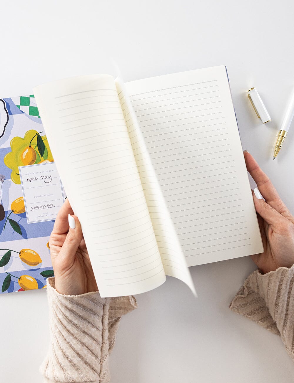 BESPOKE LETTERPRESS - "By the Sea" Workbook