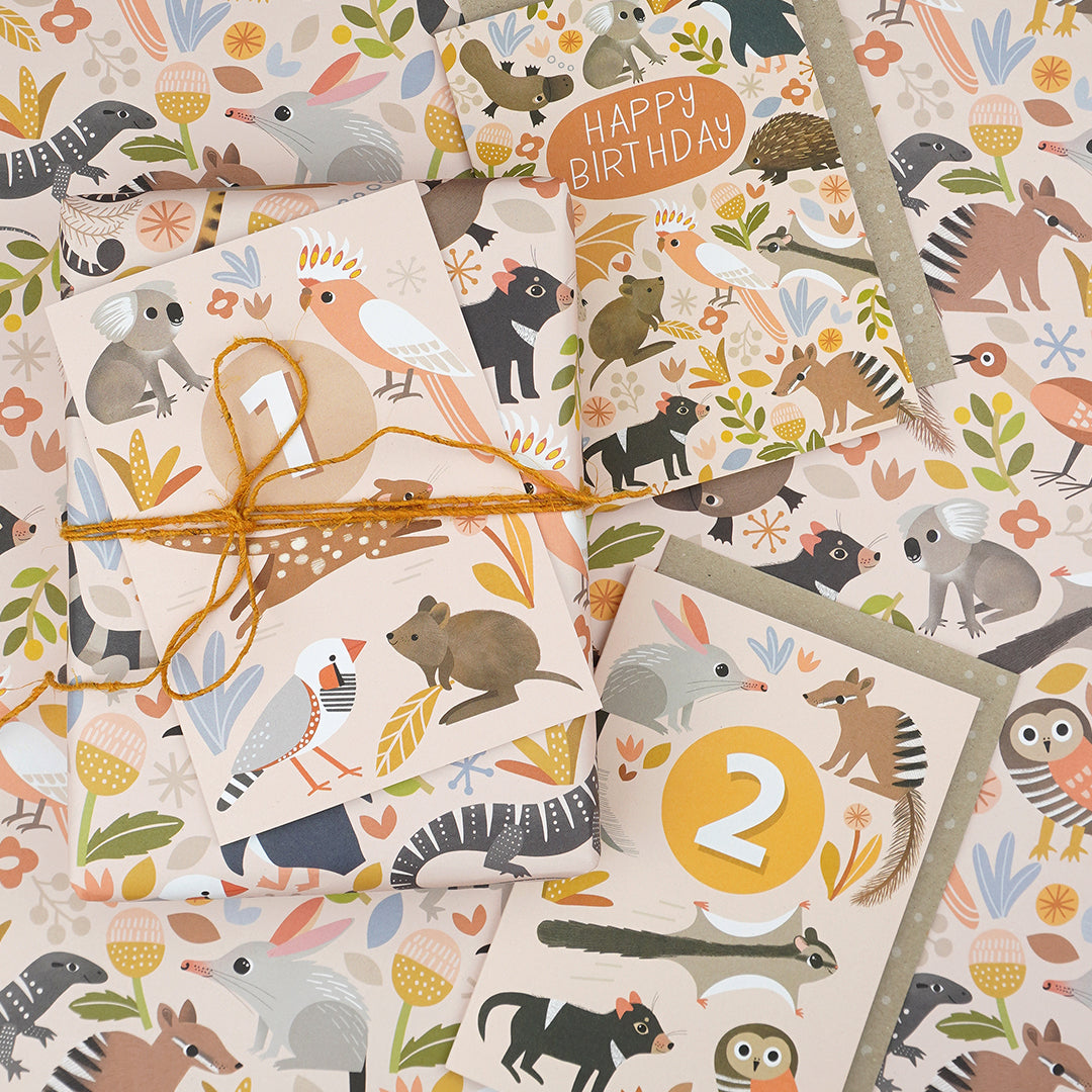 EARTH GREETINGS- Everyone's Invited- Folded Gift Wrap