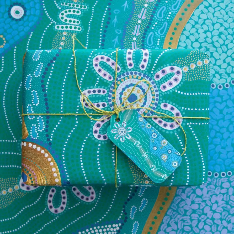 EARTH GREETINGS- Our Favourite Place- Folded Gift Wrap Domica Hill