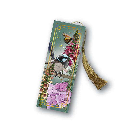 LITTLE GREEN MINI- "Fairy wren" Bookmark