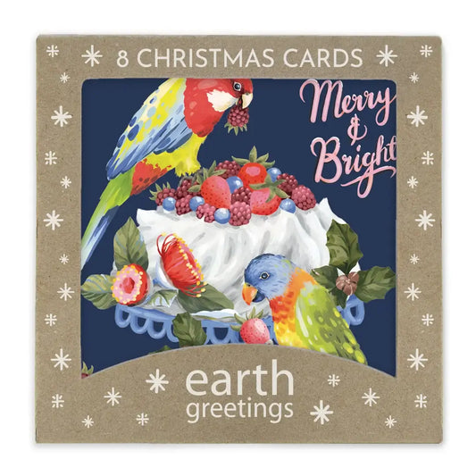 EARTH GREETINGS- Boxed Christmas Cards (Square) - Christmas Pav