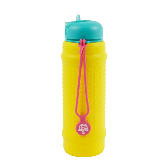 ROLLA BOTTLE - Collapsible Bottle - Yellow, Teal & Pink