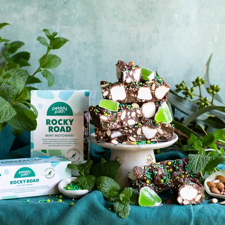 PEBBLY PATH- Rocky Road- Mint Motorway- 200g