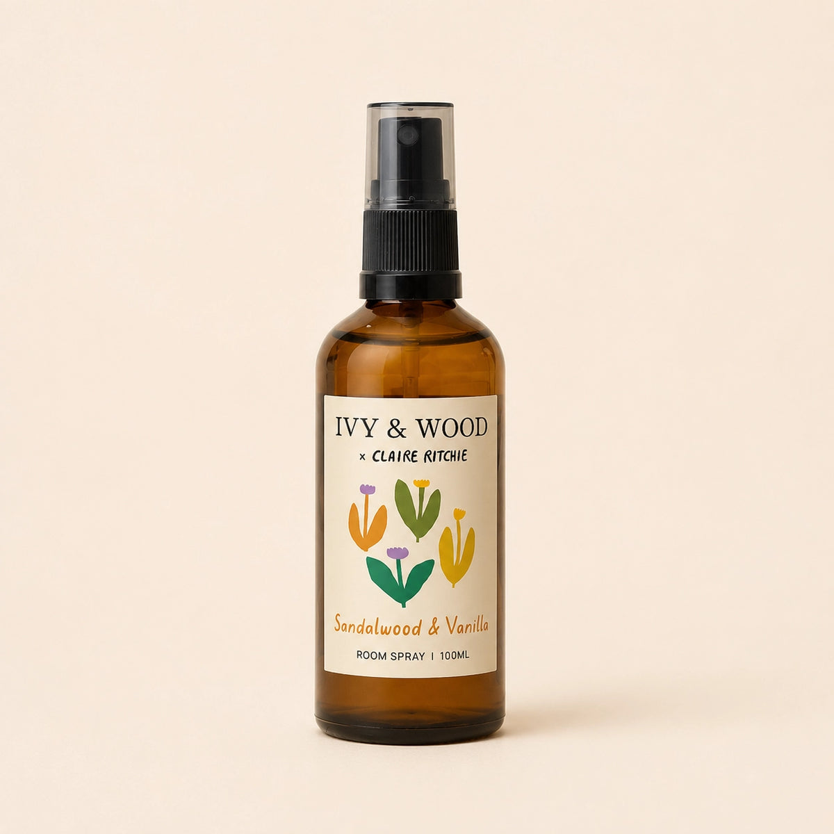IVY & WOOD - Sandalwood & Vanilla Room Spray - Bloom X Claire Ritche Limited Edition