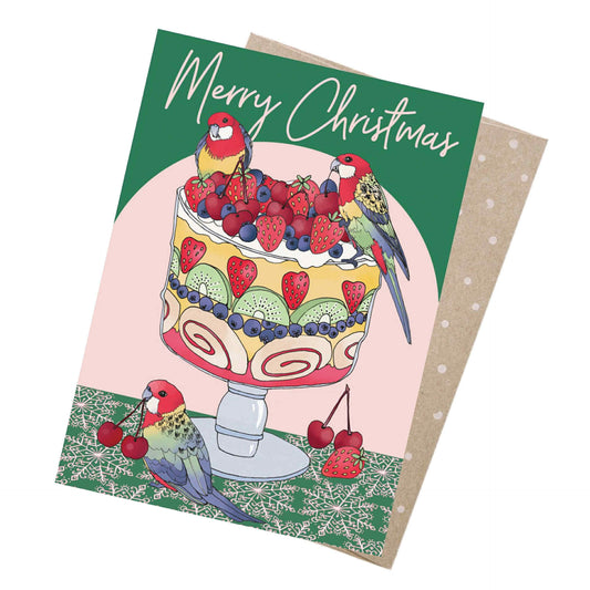 EARTH GREETINGS- Christmas Feast - Christmas Greeting Card - Victoria McGrane