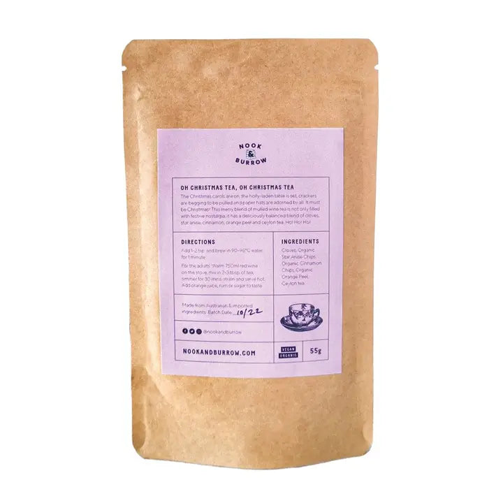 NOOK & BURROW- "Oh Christmas Tea, Oh Christmas Tea"- Loose Leaf Tea