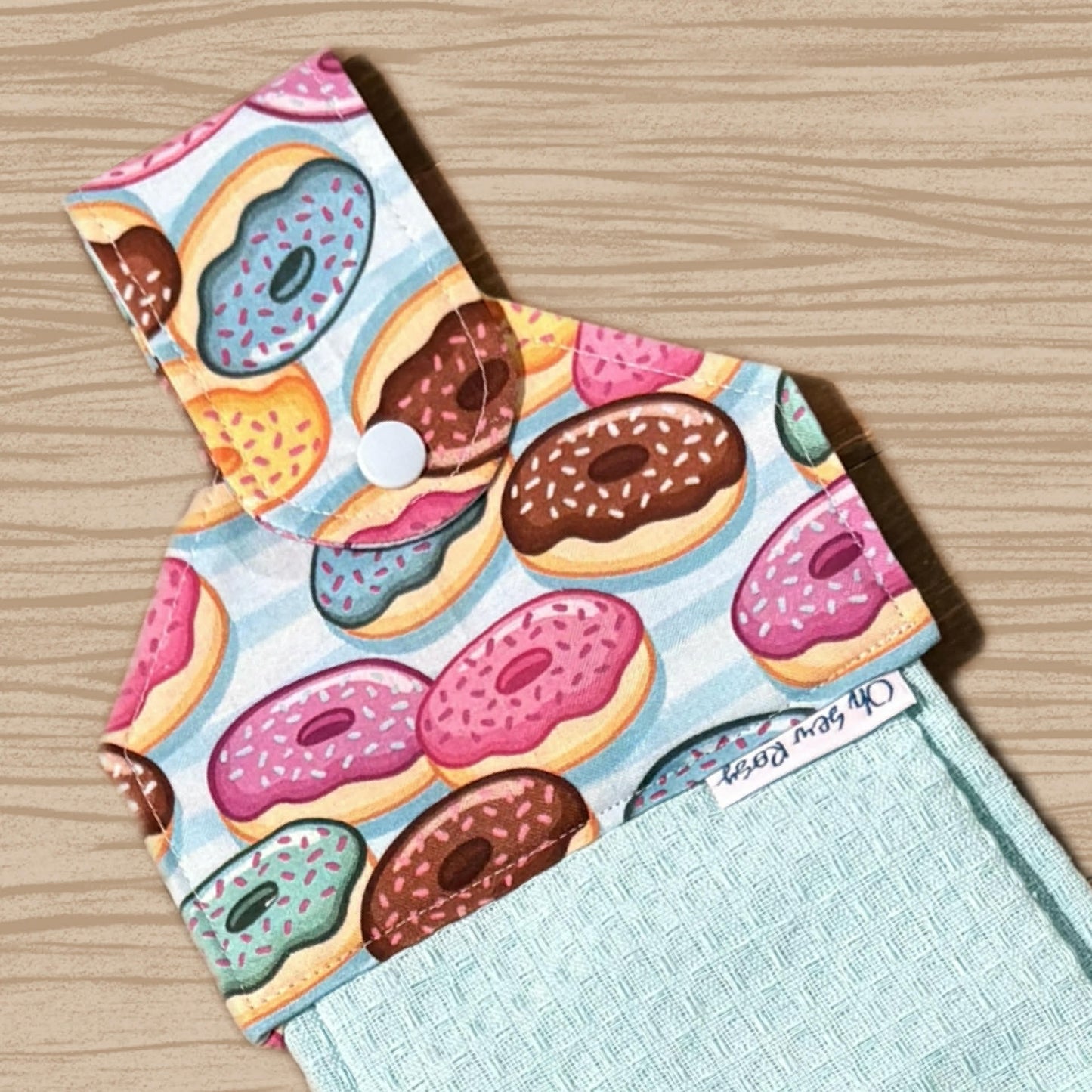 OH SEW ROSY: Hanging Towels - Donuts (Laura Wayne print)