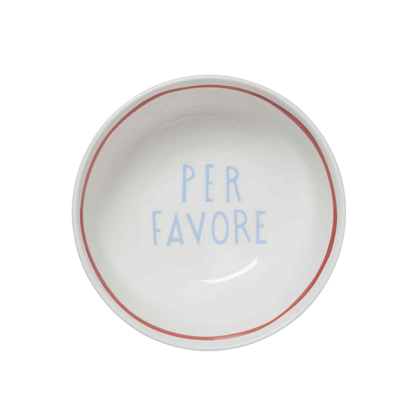 In The Roundhouse - "Italian" Bowl Set Red