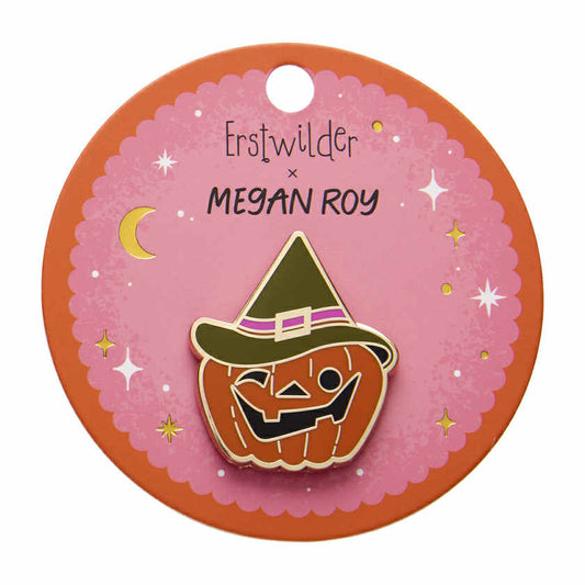ERSTWILDER - "Witch O'Lantern Enamel Pin" - HAUNTED AT HEART- HALLOWEEN COLLECTION