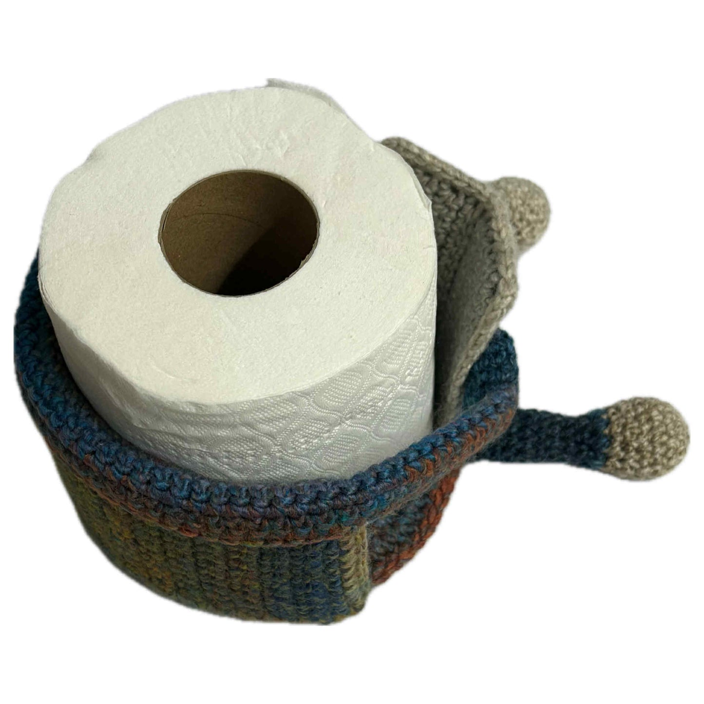 FIBRESCAPE - Book Reader Toilet Paper Holder - Dark Rainbow