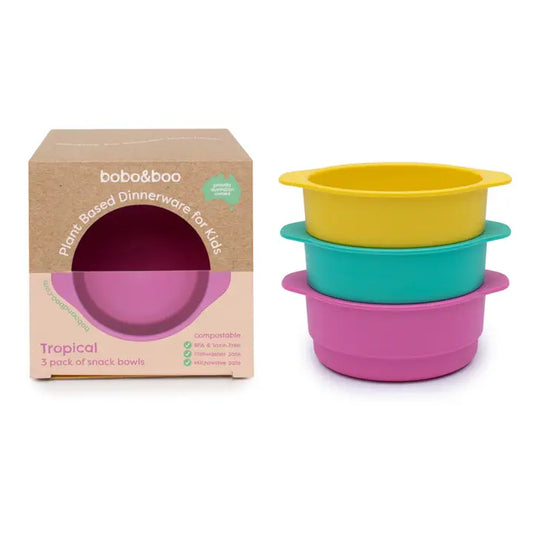 BOBO & BOO- Plant-Based Snack Bowl Set - Tropical