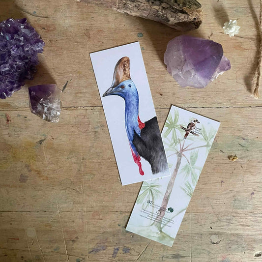 Shanna Trees Creations- "Cassowary" Mini Bookmark