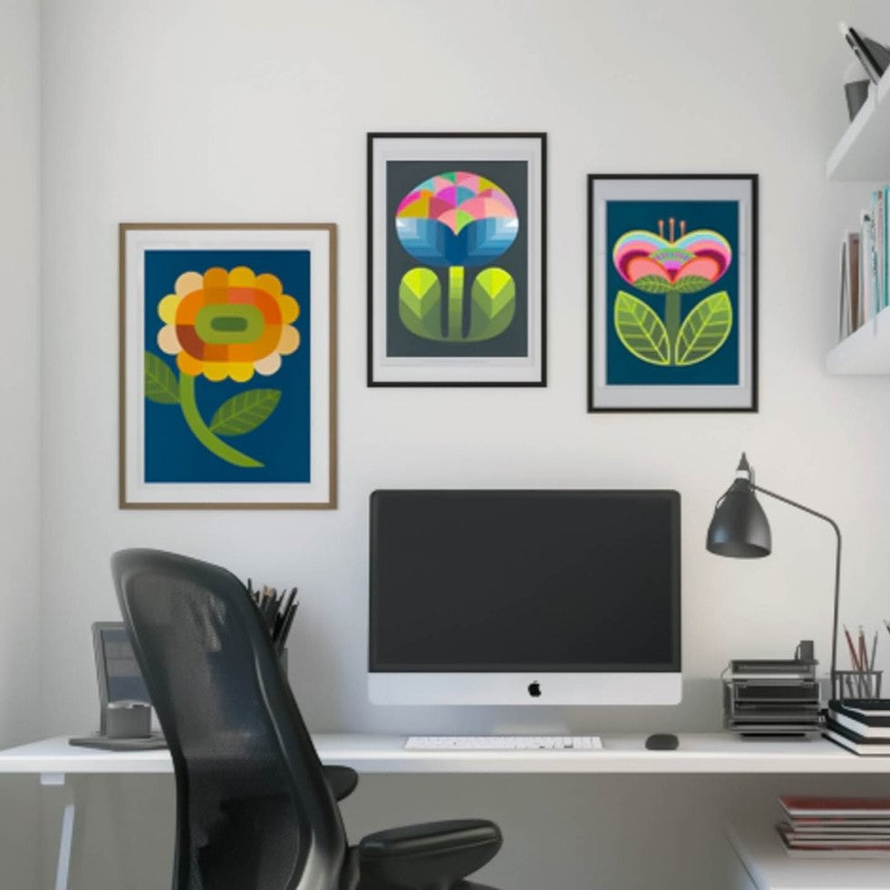 CLAIRE ISHINO- MEDIUM LIMITED EDITION A4 PRINTS- Flower at Night