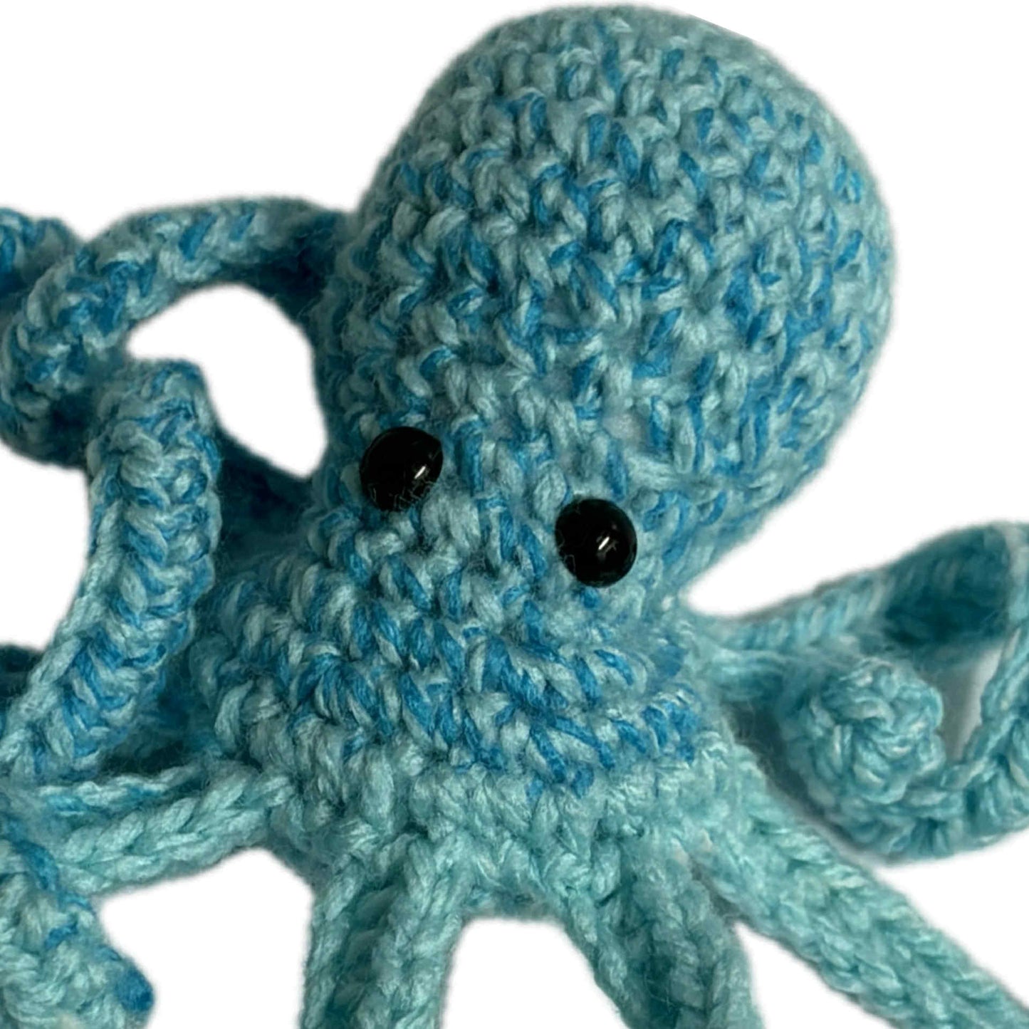BEAKNITS- CROCHETED OCTOPUS - Aqua Blue