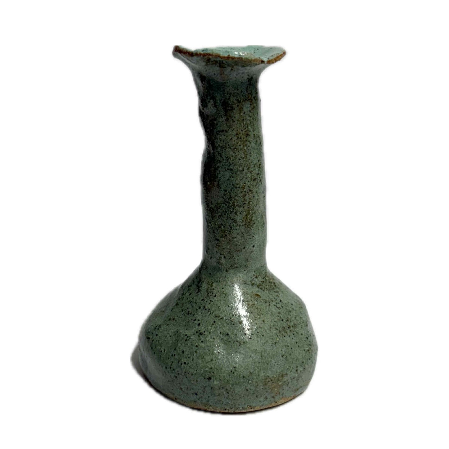 INSPIRED BY NATURE - Eucalyptus Bud Vase – Green and Bronze