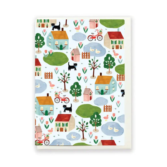 FLORA WAYCOTT - "Neighbourhood" Greeting Card
