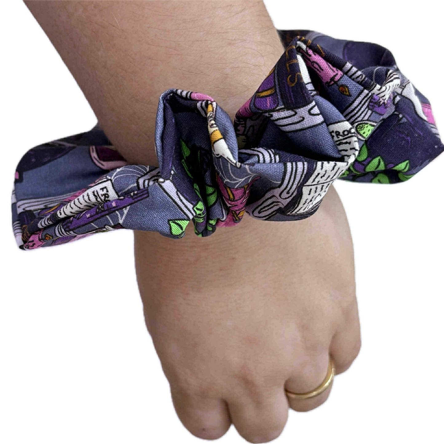 MUMMA WHOOPEE - "Potions and Poisons" Halloween Jumbo Scrunchies