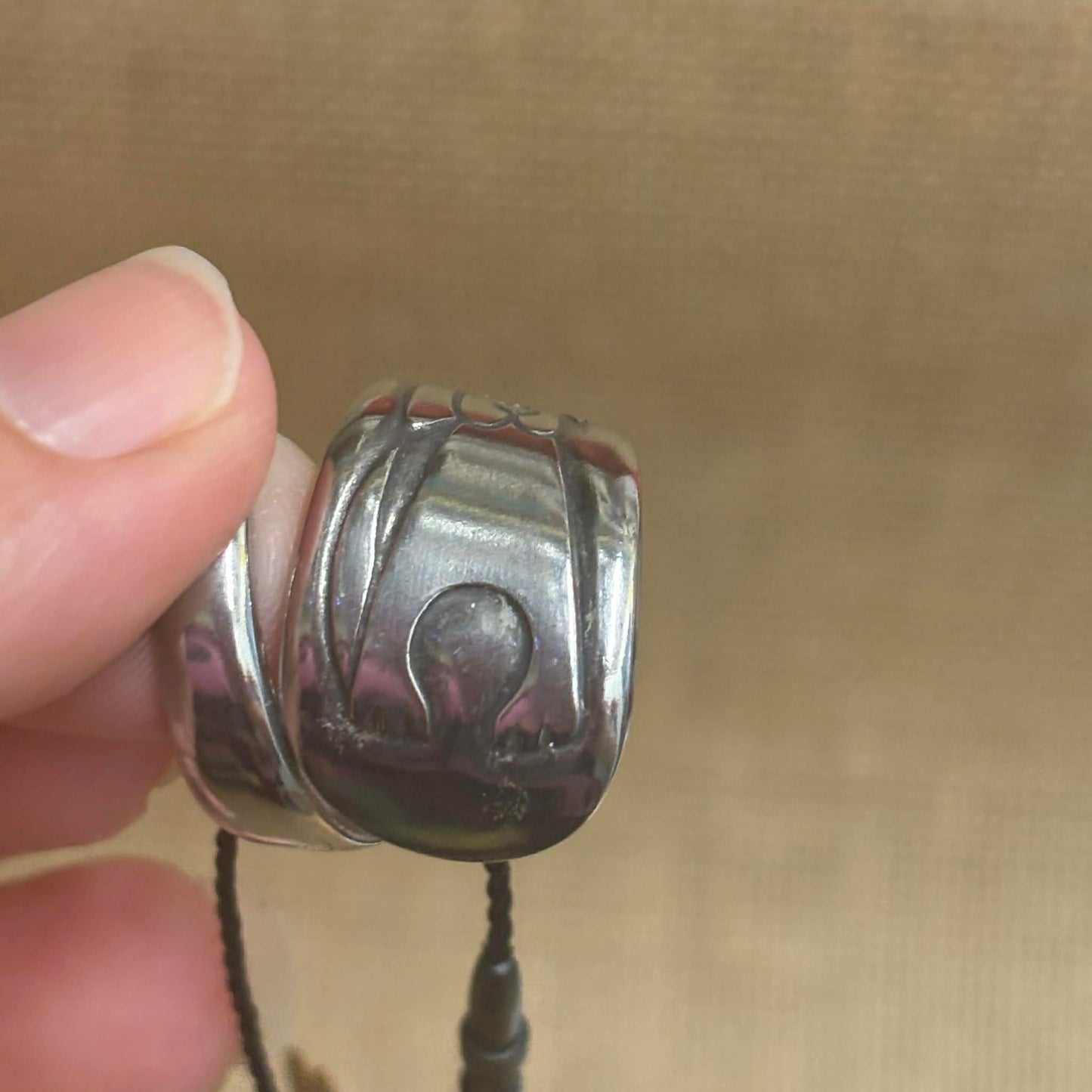 MOLLY MADE - 'Dog' Stainless Steel Wrap Ring