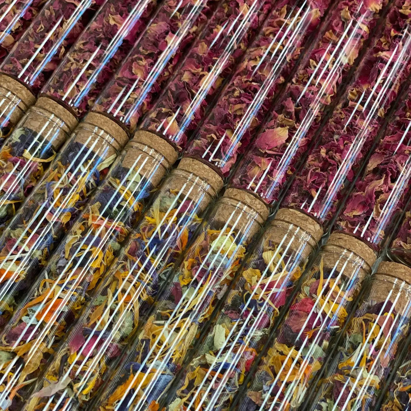 The Peel Thing- Edible Flower Sprinkles- “Berry Mix” - Gift Size Test Tube